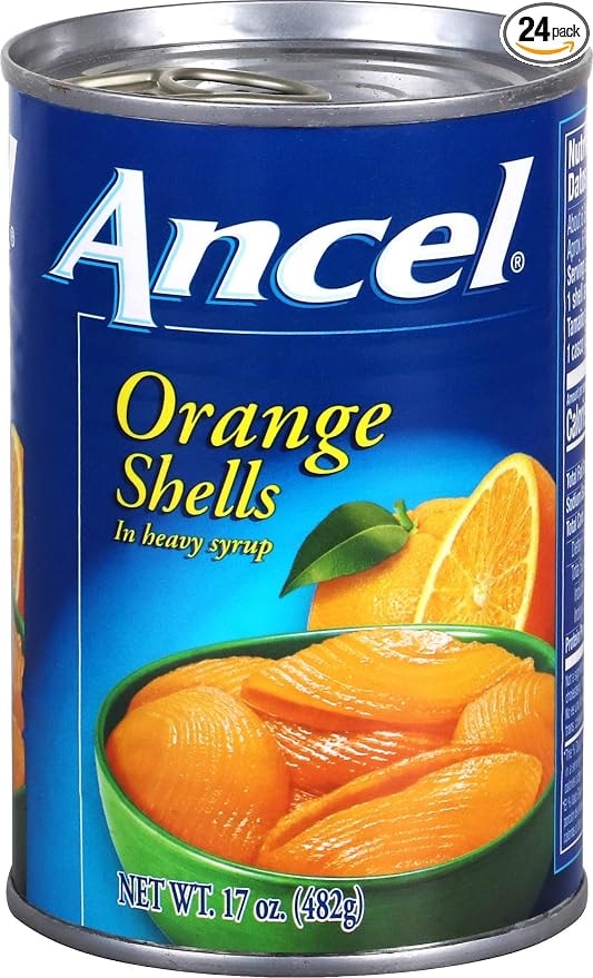 Ancel Orange Shells in Heavy Syrup